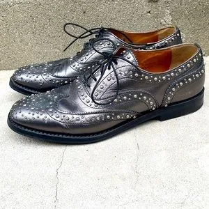Pewter brogues store